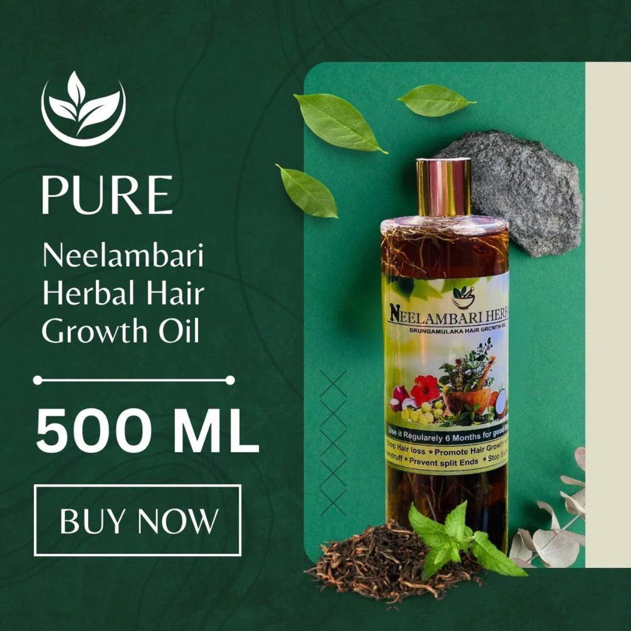 Adivasi Hakki Pikki Neelambari Herbal Hair OiL